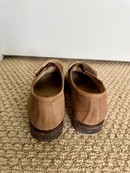 Free People Brady Leather Slip-On Loafer | Taupe Tan Pointed Toe - Picture 5 of 7